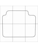 HONDA CIVIC 4D (japan) 1997-1999 Лекала автоковриков