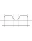 HONDA CIVIC 4D sedan 2001-2006 Лекала автоковриков HONDA CIVIC 4D sedan 2001-2006 Лекала автоковриков