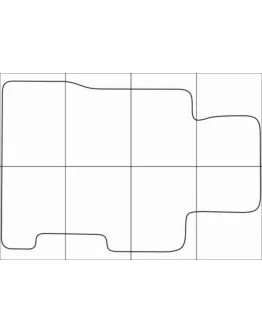 HONDA CIVIC 4D sedan 2006-2012 Лекала автоковриков
