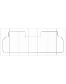 HONDA CIVIC 4D sedan 2006-2012 Лекала автоковриков