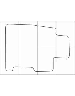 HONDA CIVIC 4D sedan 2012-- Лекала автоковриков