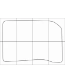 HONDA CIVIC 4D sedan 2012-- Лекала автоковриков