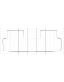 HONDA CIVIC 4D sedan 2012-- Лекала автоковриков