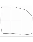 HONDA CIVIC 5D hatch 2006-2012 Лекала автоковриков HONDA CIVIC 5D hatch 2006-2012 Лекала автоковриков