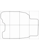 HONDA CIVIC 5D hatch 2006-2012 Лекала автоковриков HONDA CIVIC 5D hatch 2006-2012 Лекала автоковриков