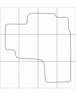 HONDA CR-V 1998-2002 (MT&ampAT) Лекала автоковриков