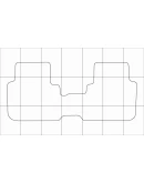 HONDA CR-V 1998-2002 (MT&ampAT) Лекала автоковриков