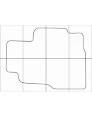 HONDA CR-V 1998-2002 (MT&ampAT) Лекала автоковриков