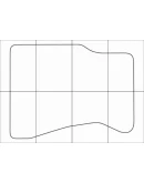 HONDA CR-V 1998-2002 (MT&ampAT) Лекала автоковриков