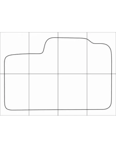 HONDA CR-V 2002-2005 Лекала автоковриков