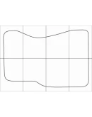 HONDA CR-V 2002-2005 Лекала автоковриков