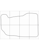 HONDA CR-V 2005-2007 Лекала автоковриков