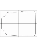 HONDA CR-V 2012-15 Лекала автоковриков