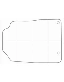 HONDA CR-V 2015-- Лекала автоковриков