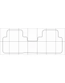 HONDA CR-V 2015-- Лекала автоковриков