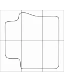 HONDA JAZZ 2004-2009 Лекала автоковриков