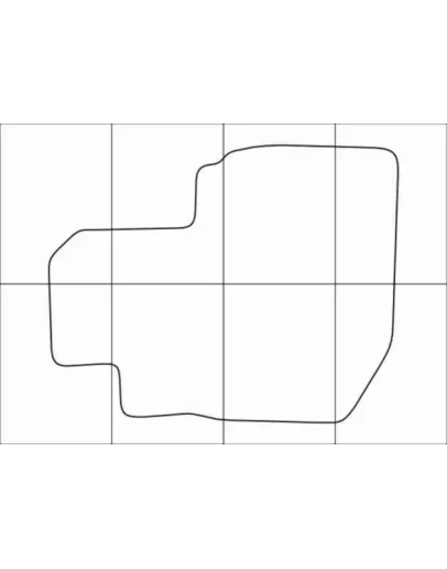 HONDA JAZZ 2009-- Лекала автоковриков