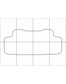 HONDA LEGEND 2008-- (автомат) Лекала автоковриков