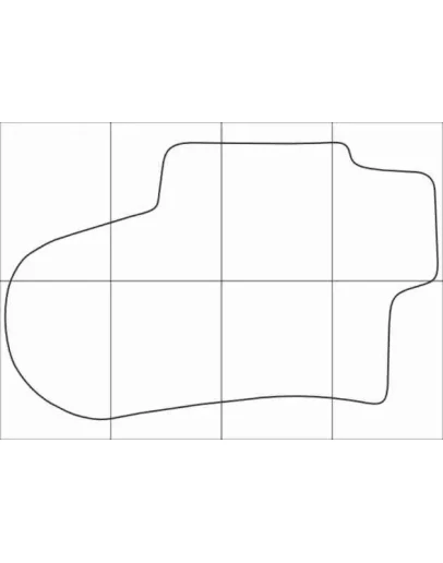 HYUNDAI COUPE 2005-2008 Лекала автоковриков HYUNDAI COUPE 2005-2008 Лекала автоковриков