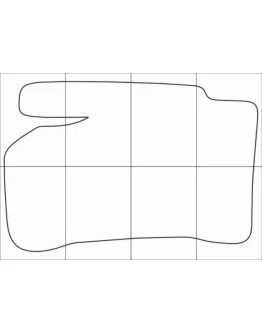 HYUNDAI COUPE 2008-- Лекала автоковриков