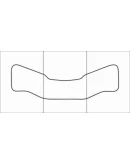 HYUNDAI COUPE 2008-- Лекала автоковриков