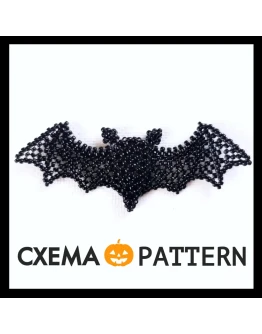 Схема для бисера: Летучая мышь RUEN