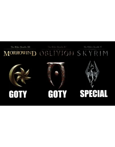 The Elder Scrolls III +IV-GOTY +SkyrimSTEAMна 90 дней