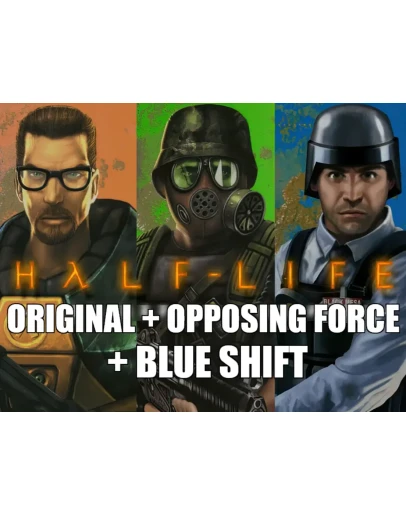 Half-Life + Opposing Force + Blue Shift STEAM Аккаунт