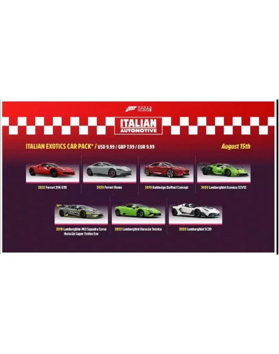 Forza Horizon 5 Italian Exotics Car Pack XBOX WIN КЛЮЧ