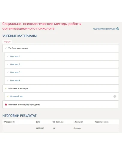 Социально-психологические методы работы.Тест Синергия