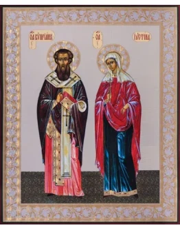 Киприан и Иустиния, свв_003(82х100см)
