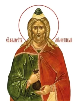 Филарет Милостивый, прп_002(40х54см)слои-каналы