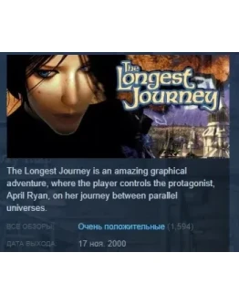 The Longest Journey STEAM KEY РФ+СНГ СТИМ ЛИЦЕНЗИЯ