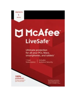 Macfee Livesafe 1 год 1 устройство на ваш счет