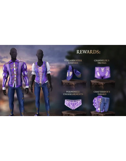 BALDUR'S GATE 3 ТВИЧ ДРОПЫ НАБОР СКИНОВ + ПОДАРОК