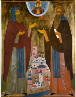 Антоний и Феодосий, прпп_002(165х213см)