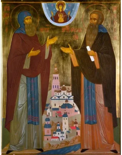 Антоний и Феодосий, прпп_002(165х213см)