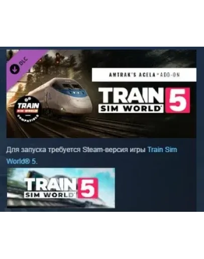 Train Sim World 5: Amtrak's Acela STEAM РОССИЯ