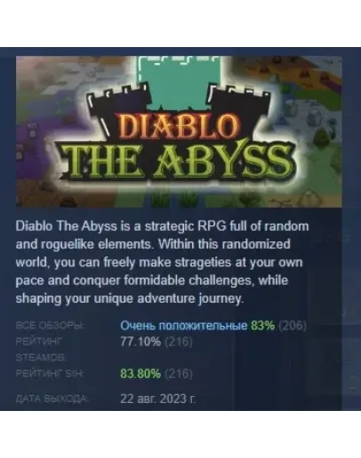 Diablo The Abyss STEAM GIFT РОССИЯ
