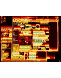 Отличный скринсевер: Рабочий стол в огне + БОНУС