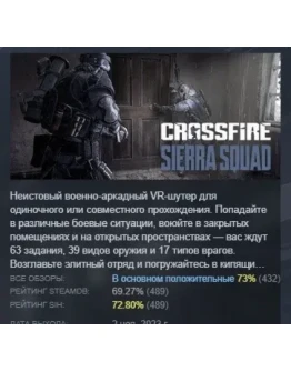 Crossfire: Sierra Squad АВТОДОСТАВКА STEAM GIFT РОССИЯ