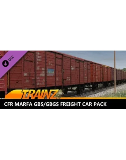 Trainz 2022 DLC - CFR Marfa Gbs/Gbgs freight car pack