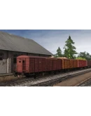 Trainz 2022 DLC - CFR Marfa Gbs/Gbgs freight car pack