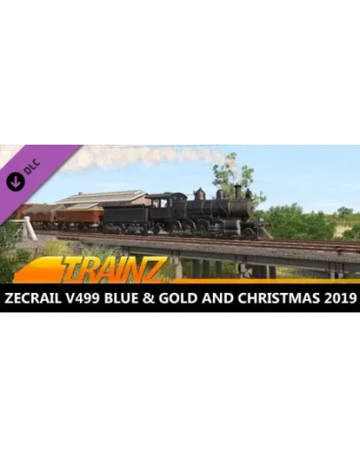 Trainz 2022 DLC - ZecRail V499 Blue &amp Gold and Christma