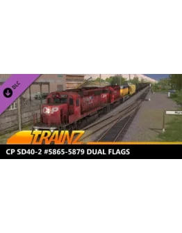 Trainz 2022 DLC - CP SD40-2 #5865-5879 Dual Flags
