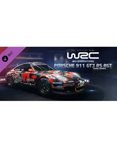 WRC Generations - Porsche 911 GT3 RS RGT Extra liveries