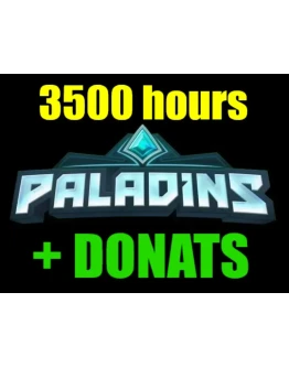 Paladins 3500 часов + ДОНАТ - ОНЛАЙНSTEAM Аккаунт