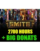 SMITE 2700 ЧАСОВ +БОЛЬШОЙ ДОНАТ - ОНЛАЙНна 30 дней SMITE 2700 ЧАСОВ +БОЛЬШОЙ ДОНАТ - ОНЛАЙНна 30 дней