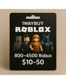 ВСЕ СТРАНЫРОБЛОКС 10-50 USD Код робакс карта робукс