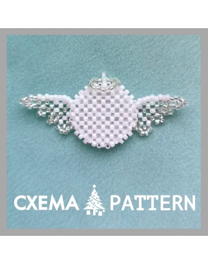 Схема для бисера: Ангел RUEN